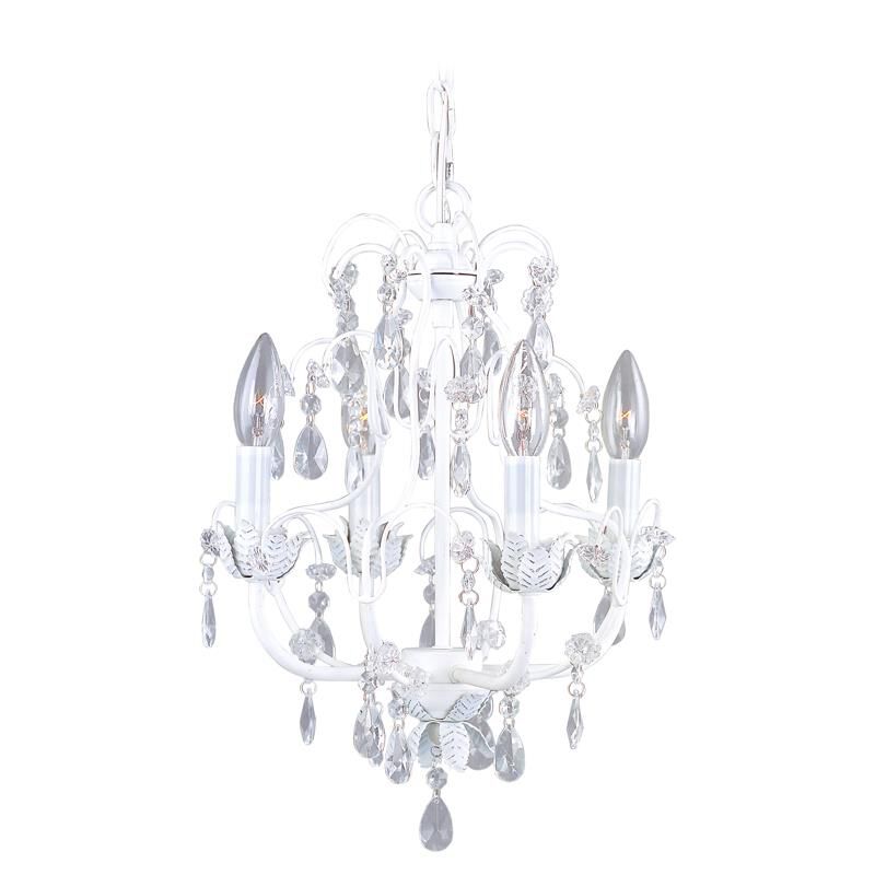 Athena 14 Inch 4 Light Mini Chandelier by Livex Lighting